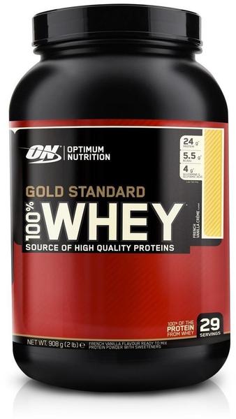 Optimum Nutrition Gold Standard 100% Whey Cookies & Cream Pulver 908 g