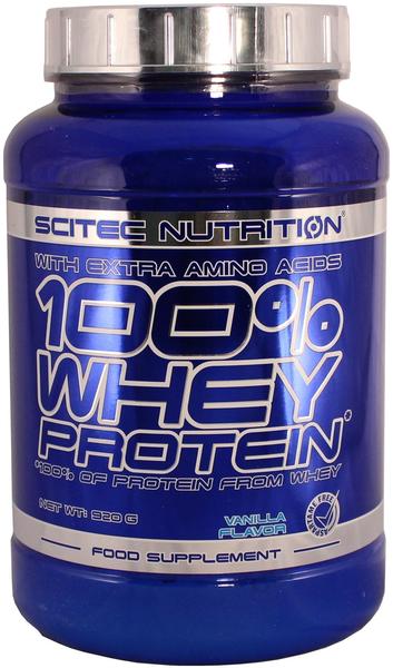 Scitec Nutrition 100% Whey Protein Vanille Pulver 920 g