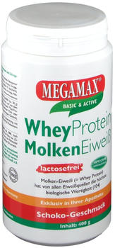 Megamax Wheyprotein Lactosefrei Schoko Pulver (400 g)