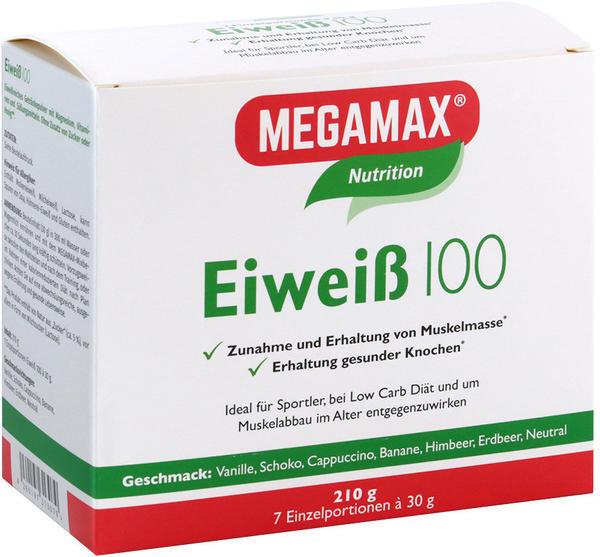 Megamax Eiweiss 100 Mix Kombi Megamax Pulver (7 x 30 g)