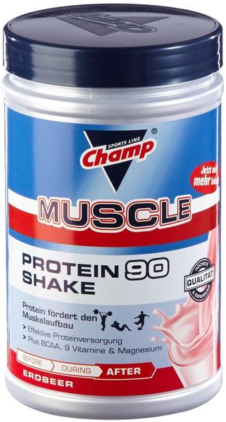CHAMP Muscle Protein 90 Shake Erdbeer, 390g (0,39kg - 29,46 EUR/1kg)