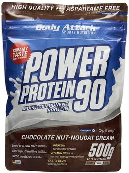 Body Attack Power Protein 90 500g Chocolate Nut Nougat Cream