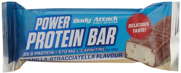 Body Attack Power Protein Bar Vanille-Stracciatella Riegel 35 g