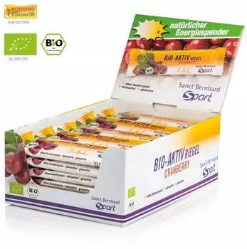 Aktiv3 Bio Ausdauer Riegel Box 30 x 40g