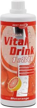 Best Body Nutrition Low Carb Vital Drink Blutorange 1000ml