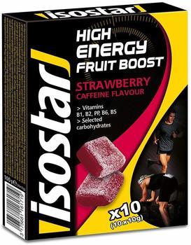 Isostar High Energy Fruit Boost - Strawberry Gelee (10x10g)