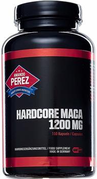 Amando Perez Hardcore Maca - 1.200 mg - erhöht den Testosteronspiegel - 150 Giant Caps