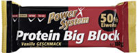 Power-System Proteinriegel Big Block, 16 Riegel, Schoko, je 100g, pro Riegel 50g