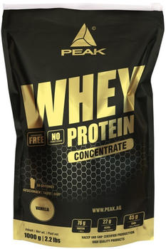 Peak Performance Peak Whey Protein Concentrate 1000g Pistazie