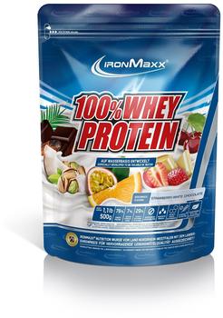 ironMaxx 100% Whey Protein Weiße Schokolade-Erdbeere Pulver 500 g