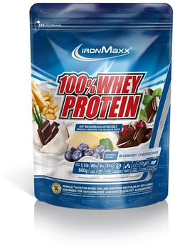 ironMaxx 100% Whey Protein Blaubeere-Käsekuchen Pulver 500 g