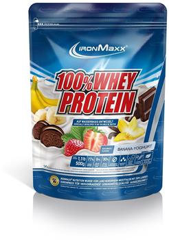 ironMaxx 100% Whey Protein Banane-Yoghurt Pulver 500 g