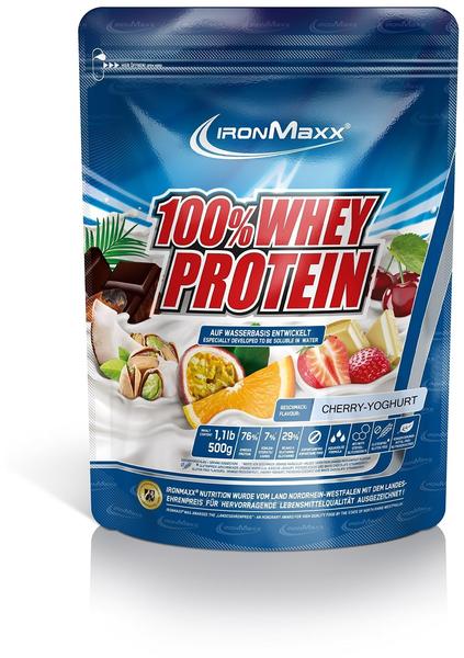 ironMaxx 100% Whey Protein Kirsche-Yoghurt Pulver 500 g