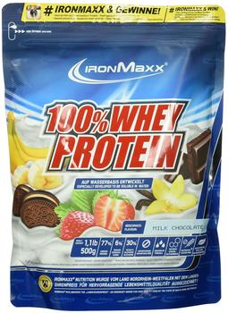 ironMaxx 100% Whey Protein Milchschokolade Pulver 500 g