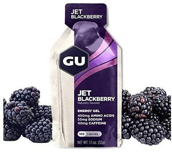 GU Energy Gel Box 24 x 32g Jet Blackberry 2020 Nutrition Sets & Sparpacks