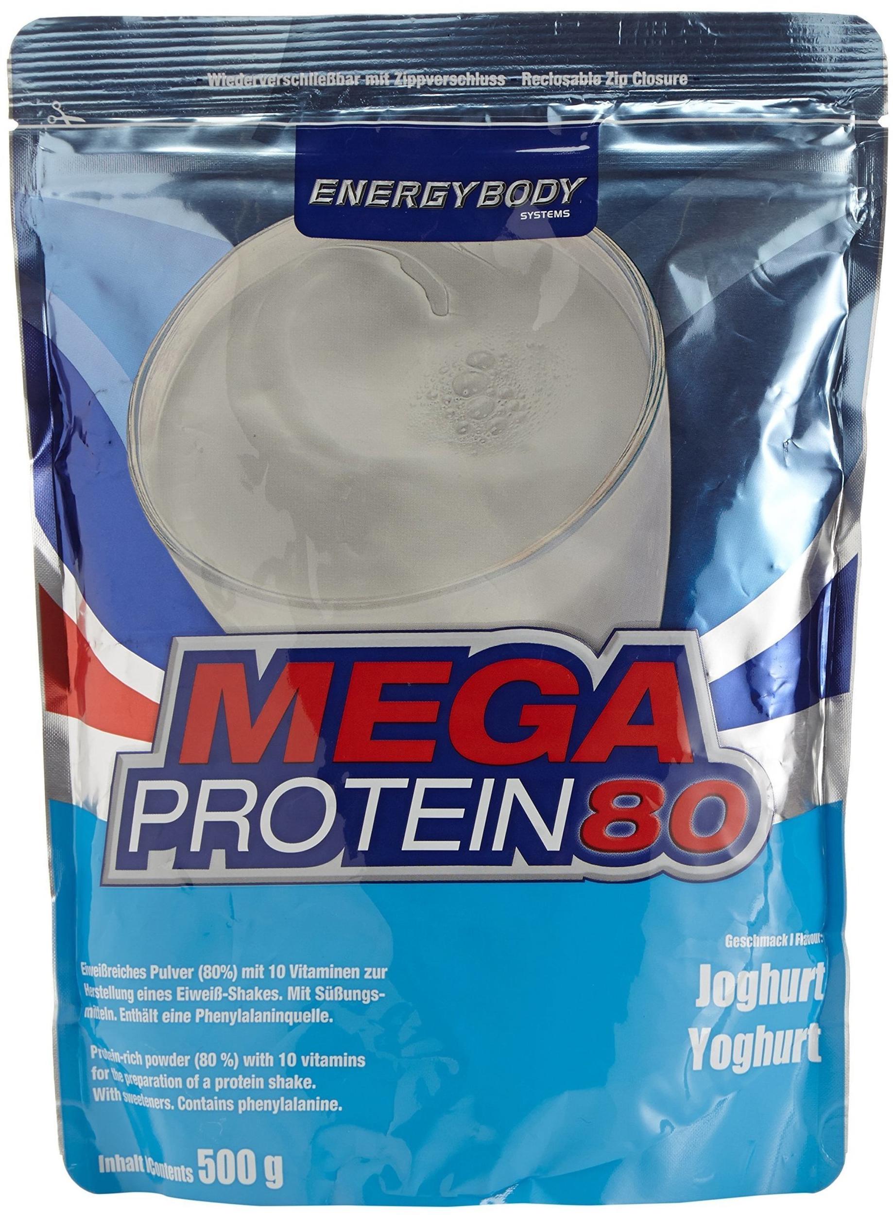 Energybody Mega Protein 80 Joghurt Test TOP Angebote ab 21,95 € (April 2023)