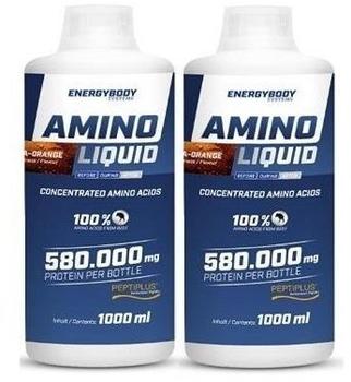Energybody Amino Liquid XXL 520.000mg 1 Liter Flasche Cola-Orange