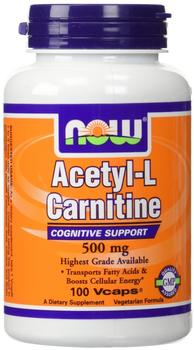 NOWFoods Acetyl-L-Carnitine, Now Foods, 500mg 100 Caps