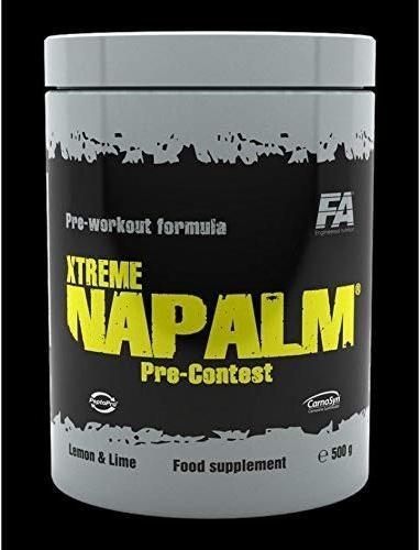 Fa Xtreme Napalm Pre Contest Booster 500g - FA Nutrition Orange