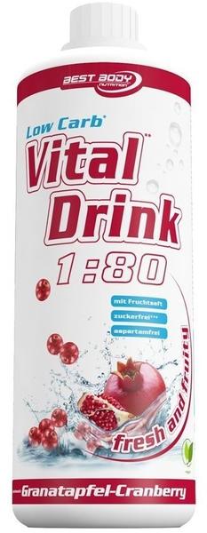 Best Body Nutrition Low Carb Vital Drink Pomegranate 1000ml