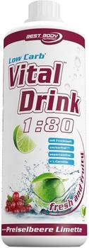 Best Body Nutrition Low Carb Vital Drink Preiselbeer-Limette 1000ml