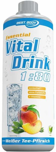 Best Body Nutrition Essential Vital Drink (Weißer Tee-Pfirsich) 1er Pack (1 x 1 liter)
