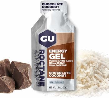 GU Energy Roctane Energy Gel Chocolate Coconut 24x 32g 2017 Gels & Smoothies