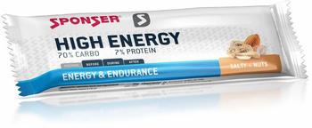 Sponser High Energy Riegel 30x45g Salzige N&uuml;sse