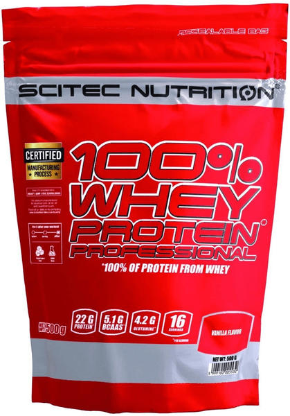 Scitec Nutrition 100% Whey Protein Professional Redesign 500g Vanilla