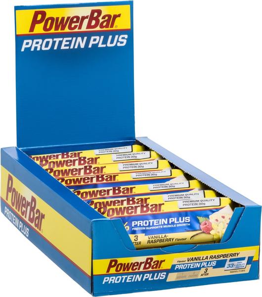 PowerBar POWERBAR® Protein Plus Bar 33% (10x90g) Vanilla Raspberry