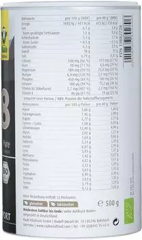Raab Vitalfood Protein Shake Pur 78% Bio 500g – Hochwertige Inhaltsstoffe und einfache Zubereitung