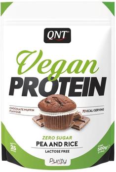 QNT Vegan Protein, Chocolate Muffin, 1er Pack (1 x 500 g)
