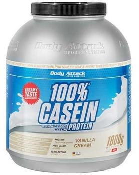 Body Attack 100% Casein Protein Strawberry Banana Pulver 1800 g