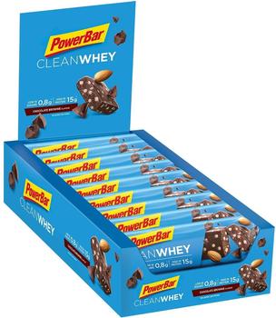 PowerBar Clean Whey 1 Box (18 x 45 g) chocolate brownie
