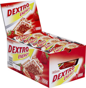 Dextro Energy Energy Riegel Box Erdbeere 25 x 35g 2018 Nutrition Sets & Sparpacks