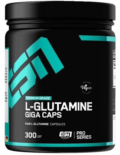 Elite Sports Nutrients ESN L-Glutamine Giga Caps Kapseln (300Stk.)