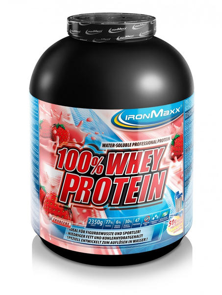 IronMaxx 100% Whey Protein 2350g Strawberry Vanilla