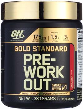 Optimum Nutrition Gold Standard Pre-Workout Fruit Punch, 0,330 kg