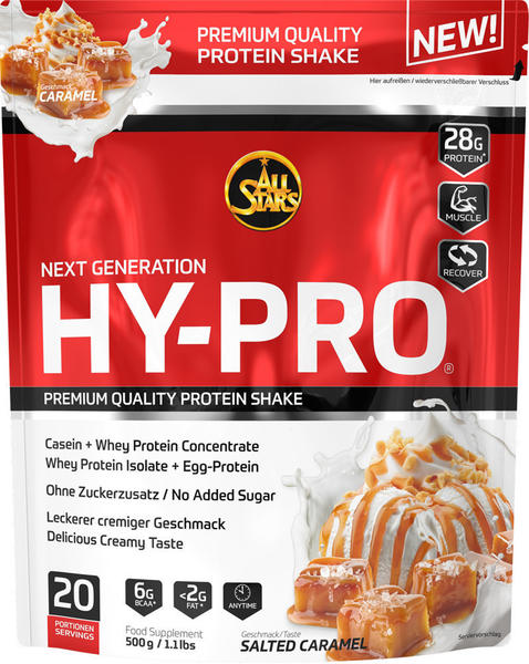 All Stars Hy-Pro 85 500g salted caramel
