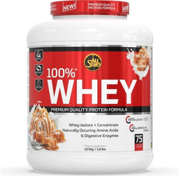 All Stars 100% Whey Protein 2270g Salty Caramel