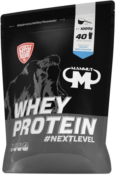 Mammut Whey Protein Next Level 1000 g coconut white chocolate