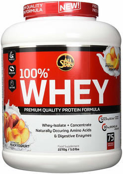 All Stars 100% Whey Protein 2270g Peach-Yoghurt