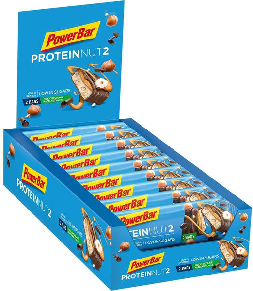 PowerBar Protein Nut2 Milk Chocolate Hazelnut Riegel 18 x 45 g