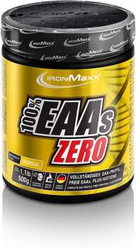 ironMaxx 100% EAAs Zero, 500 g Dose, Tropical
