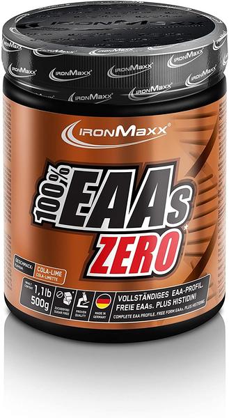 ironMaxx 100% EAAs Zero Cola-Limette Pulver 500 g