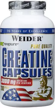 Weider Pure Creatine Capsules 200 St&uuml;ck
