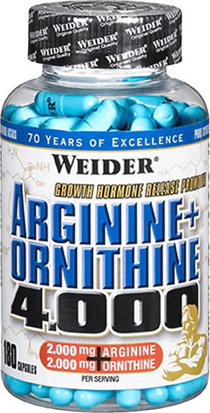 WEIDER Arginine + Ornithine 4.000 (180 Kapseln)