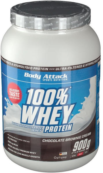 Body Attack 100% Whey Protein (81390) 900g Chocolate Brownie