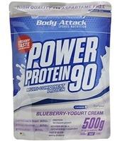 Body Attack - Power Protein 90 - Blueberry Yoghurt - 500 g, Grundpreis: &euro; 49,98
