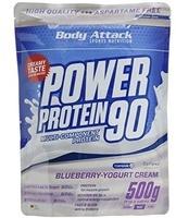Body Attack Power Protein 90 Blueberry Yogurt Cream Pulver 500 g